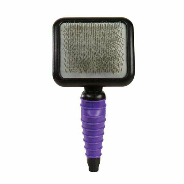 Feedingtime MGT Ergonomic Slicker Brush Med Purple FE2632745